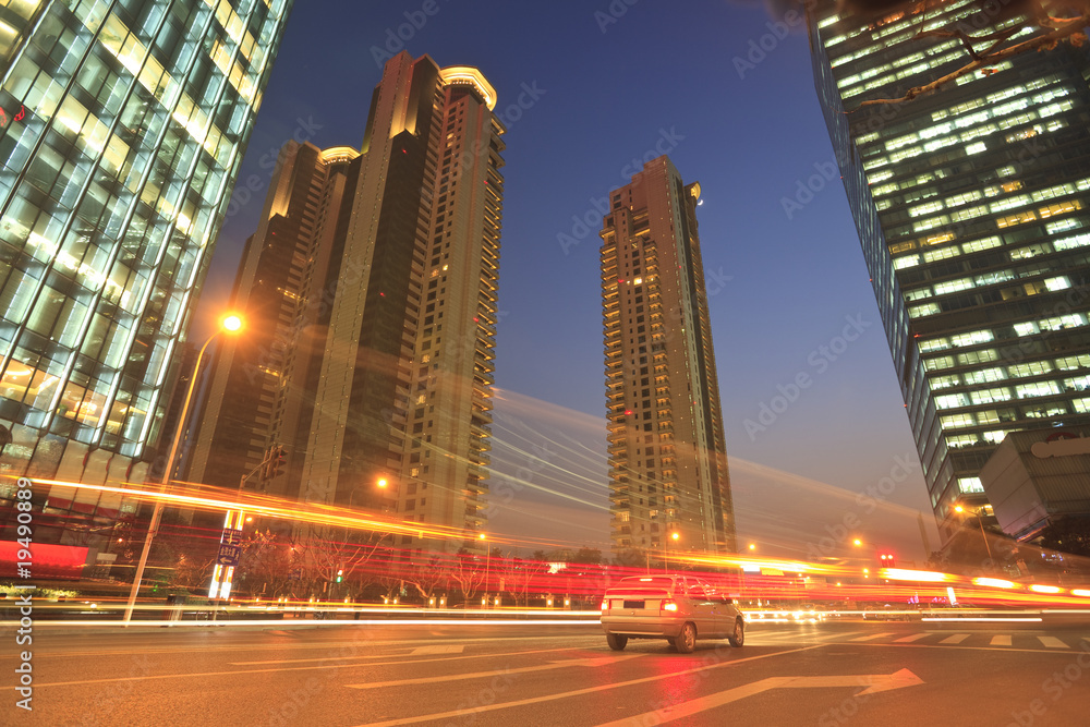 Fototapeta premium light trails