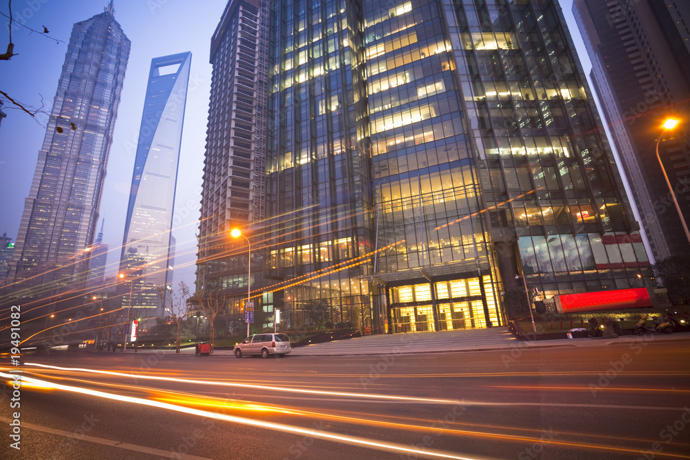 Obraz premium light trails