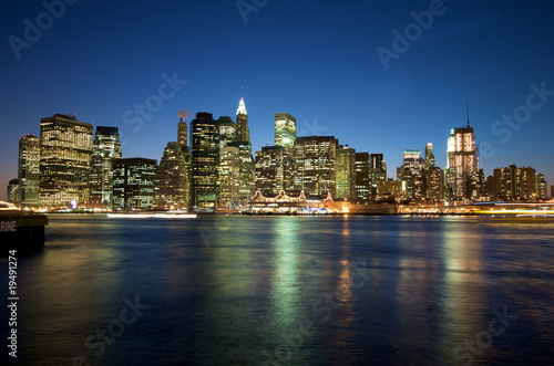 New York Skyline at night © chuck