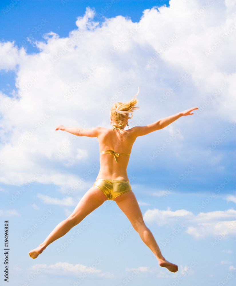 Obraz premium Girl summer sport