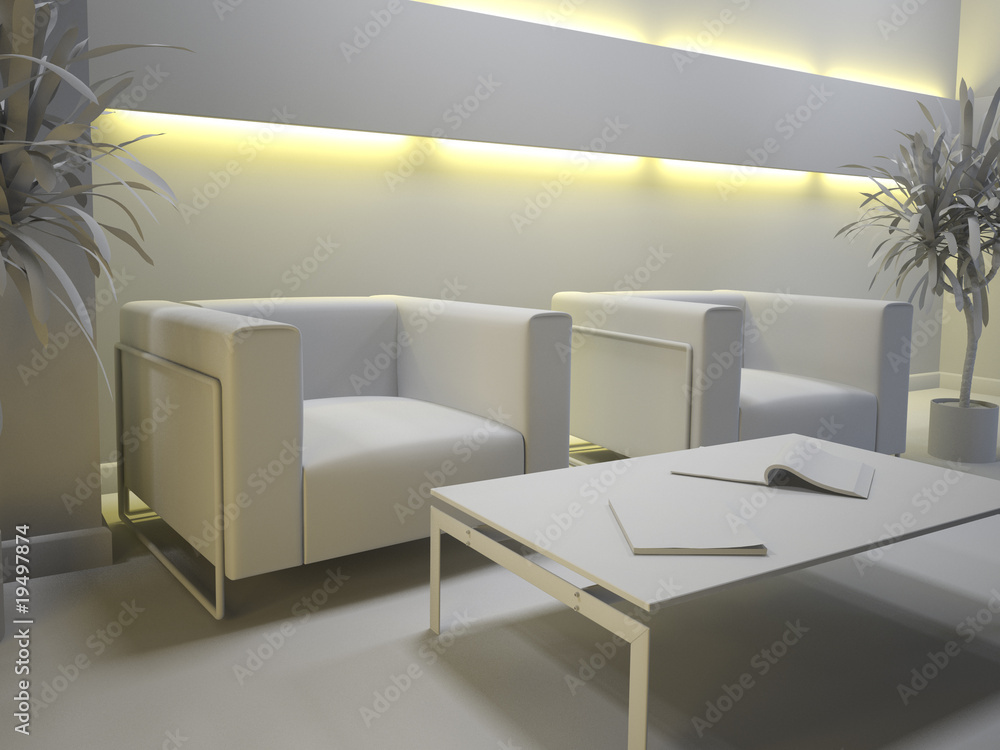 Fototapeta premium gray interior