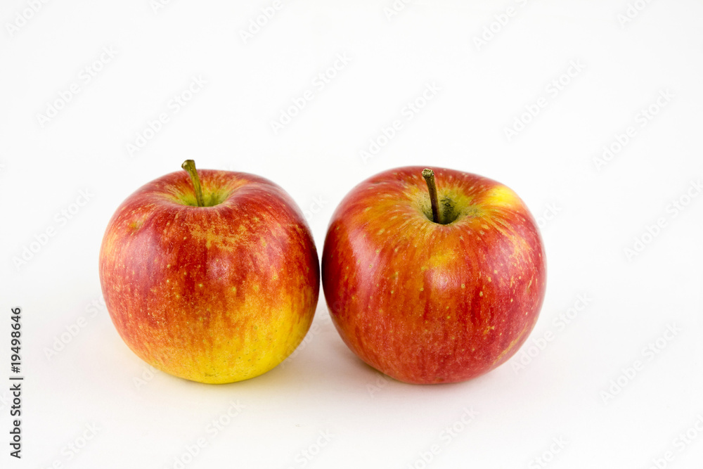 Two apples isolated on a white background Two apples isolated on a white background