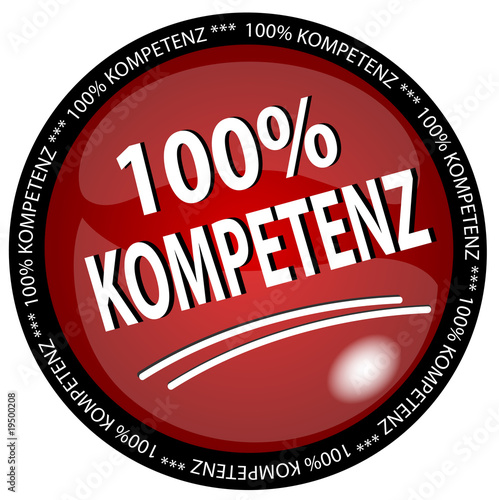 100% Kompetenz Button