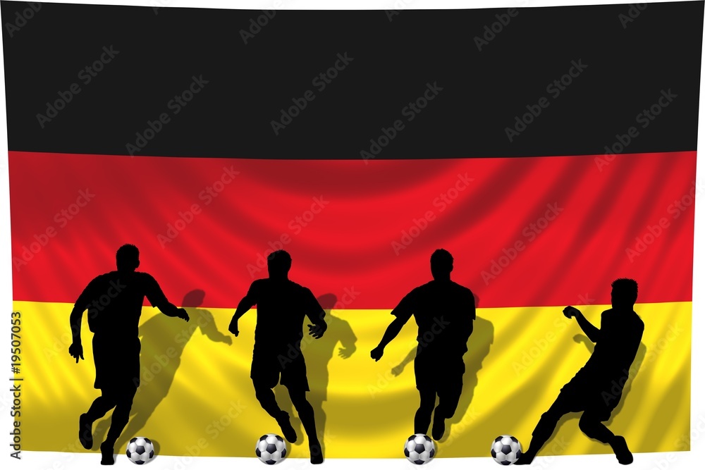 Soccer- Fussball WM Team Deutschland