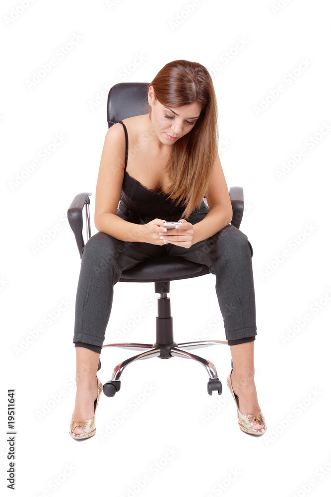young attractive business woman young attractive business woman