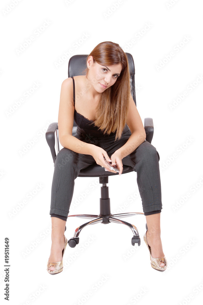 young attractive business woman young attractive business woman