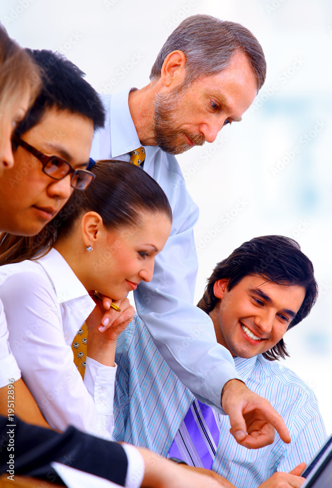 businessteam in offece. businessteam in offece.