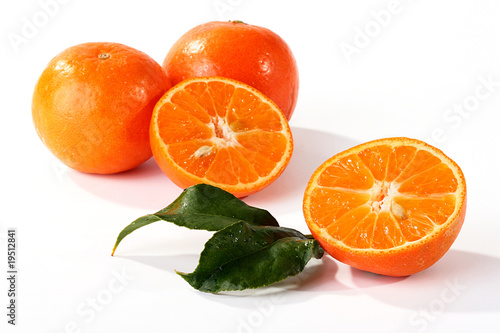 Half of a tangerine