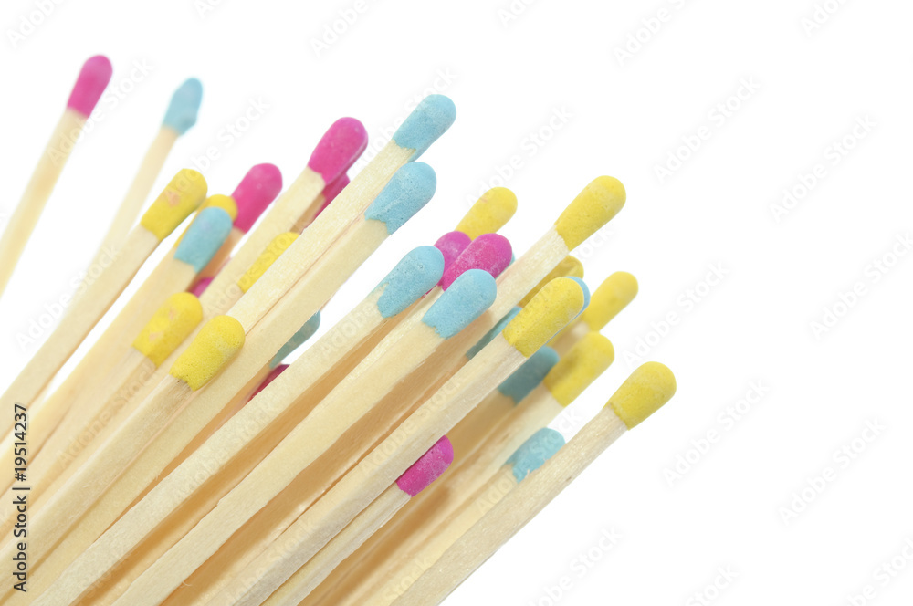 Multicolored Fireplace Matches Multicolored Fireplace Matches