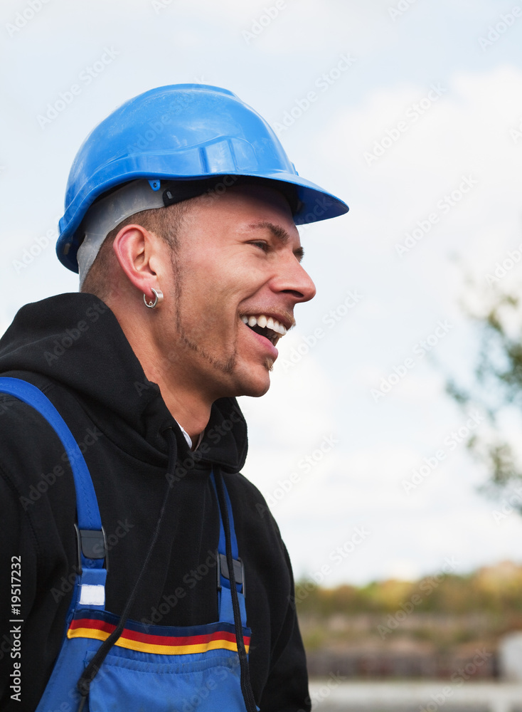 Fototapeta premium happy worker