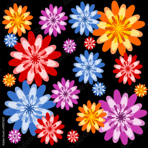 Carta da parati camomille - Carta da parati sfondo con fiori