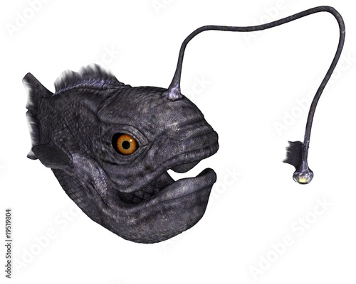 Billede på lærred Creature from the deep ocean