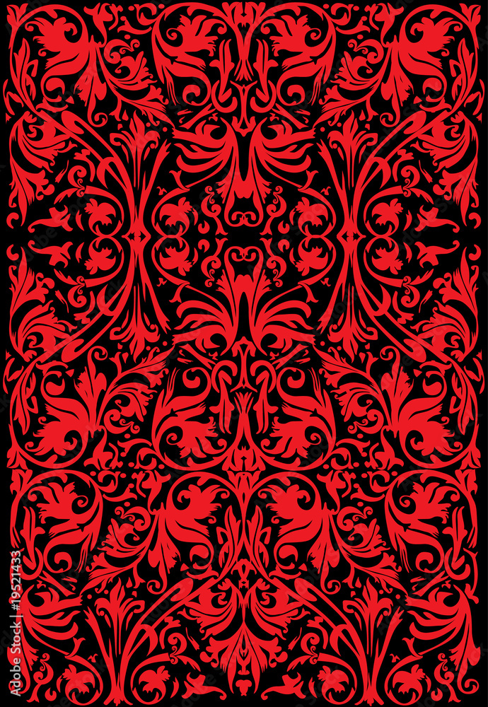 red abstract vertical background