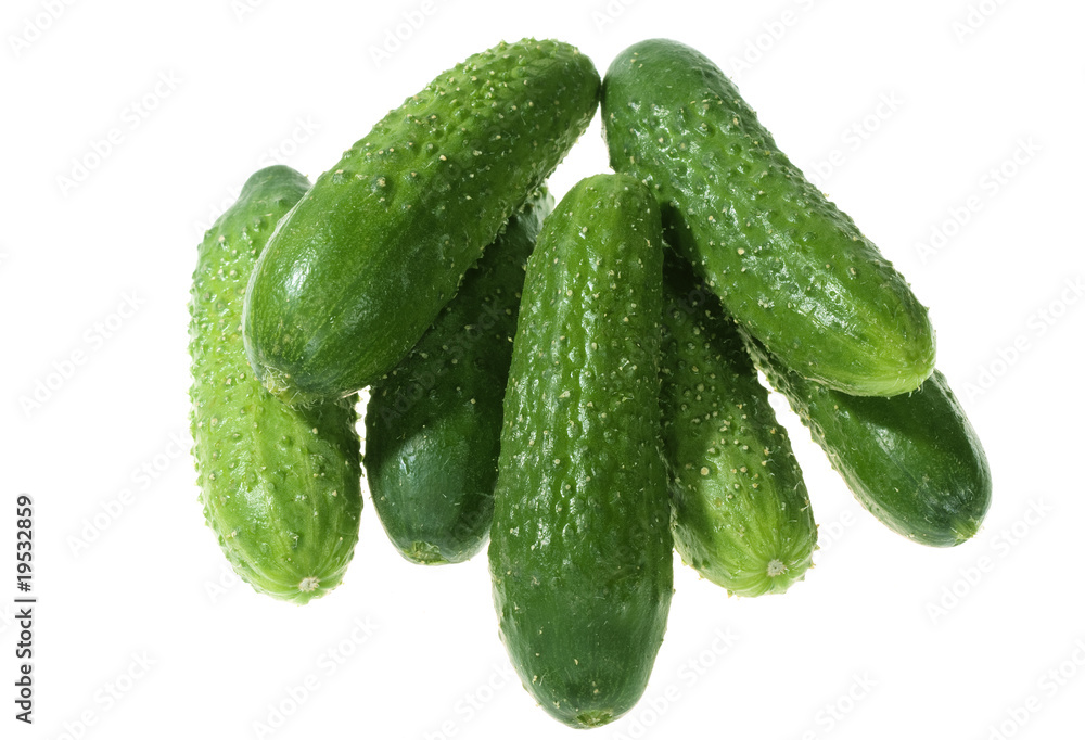 Green cucumbers Green cucumbers