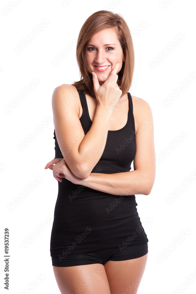 Beautiful happy woman Beautiful happy woman
