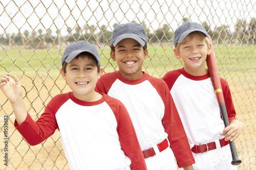 Fototapeta kuchenna Young Boys In Baseball Team