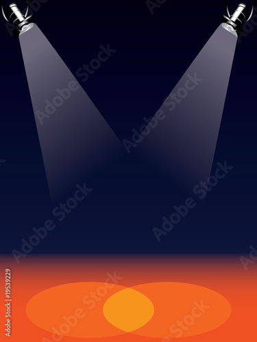 spotlights vector