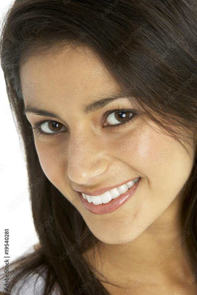 Portrait Of Smiling Young Woman Portrait Of Smiling Young Woman