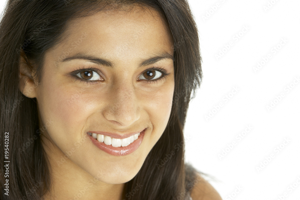 Portrait Of Smiling Young Woman Portrait Of Smiling Young Woman