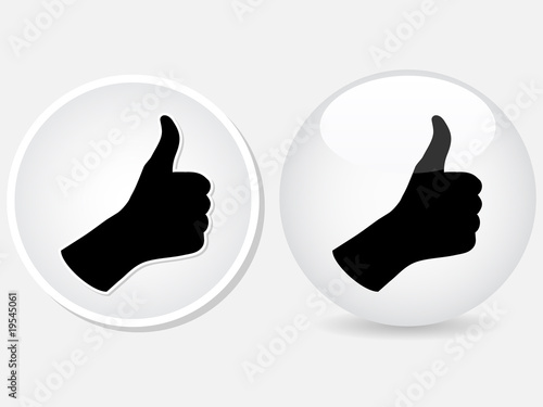 Human hand giving ok buttons white color