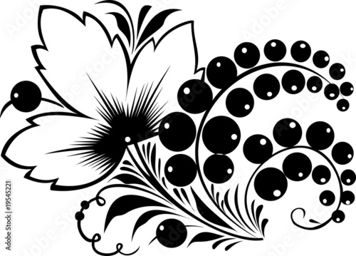 Russian traditional ornament 