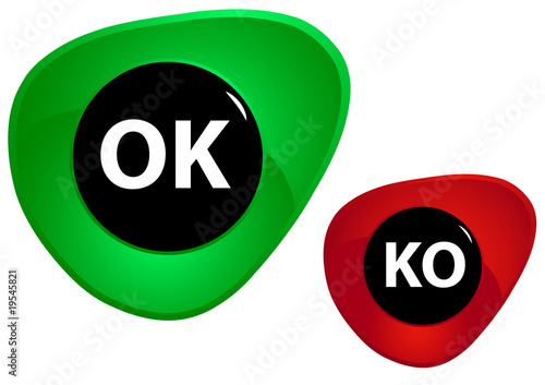 button T ok and ko