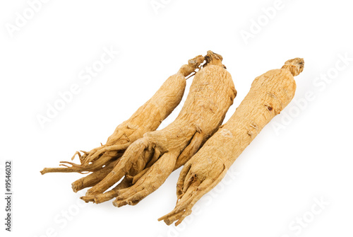 Three ginseng root