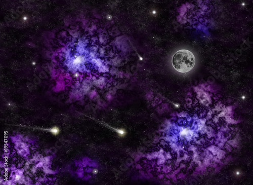 Fototapeta Naklejka Na Ścianę i Meble -  Ciel de météores