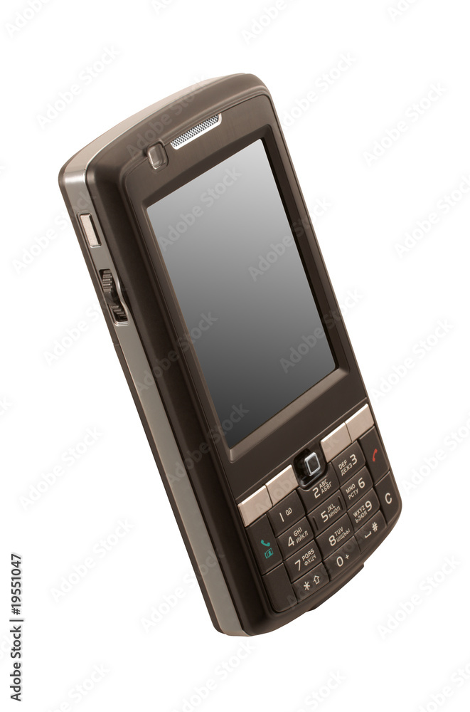 Moderm communicator on white background Moderm communicator on white background