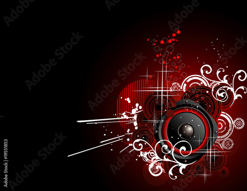 vector music illustration