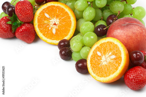 Still-life of fresh fruit