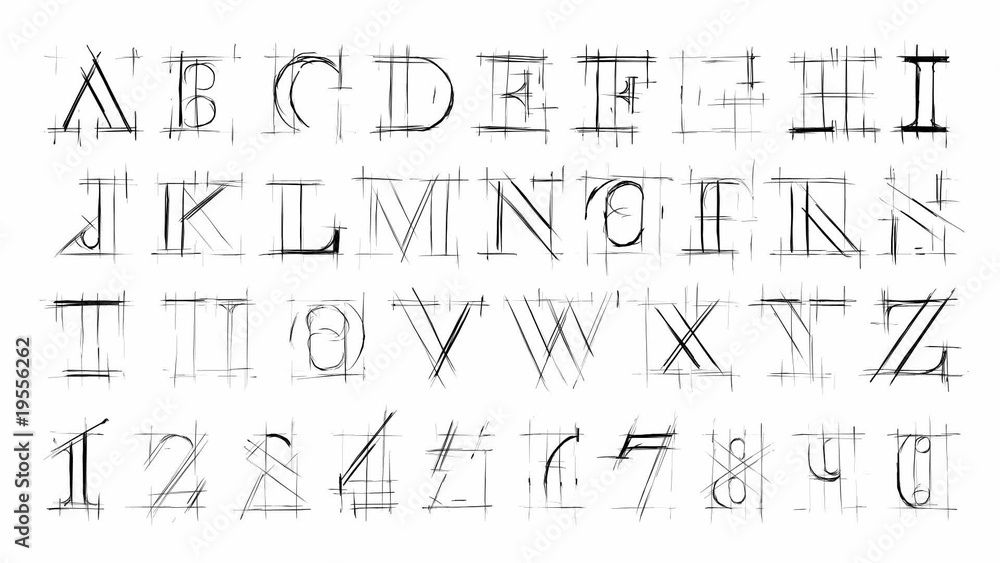 time lapse hand draw black alphabet time lapse hand draw black alphabet