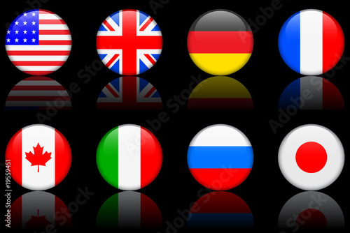 World flag series World flag series G8 countries