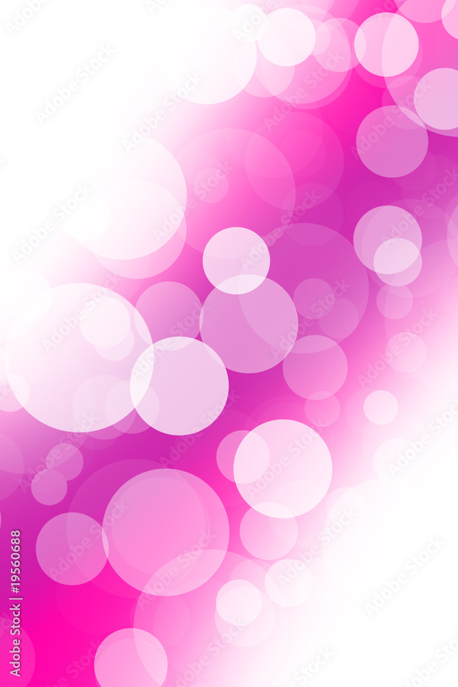 Abstract light blurs in pink vertical.