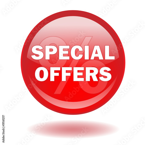 "SPECIAL OFFERS" web button (sale sales discount prices lower)