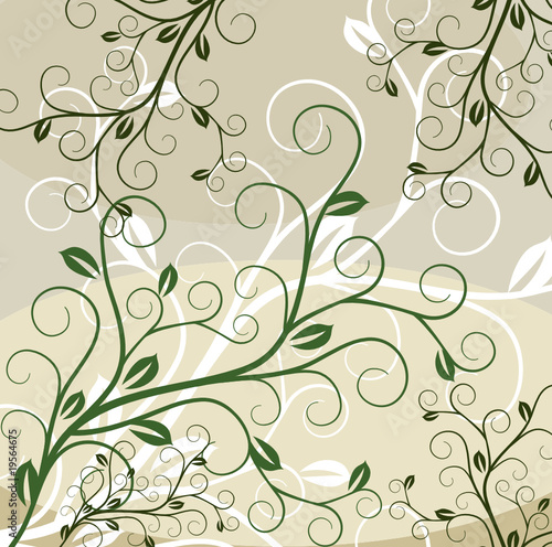 abstract floral background with place for your text