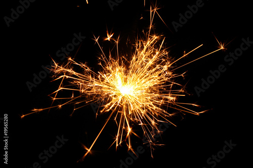 Fireworks explode