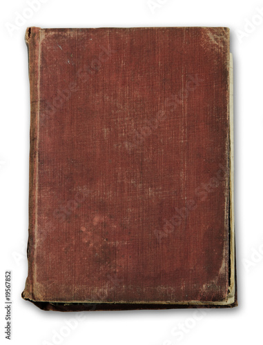 old book isolated on white background