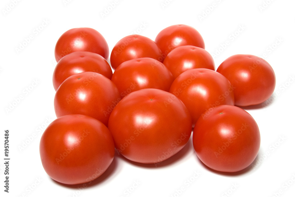 red tomato isolated on white background red tomato isolated on white background
