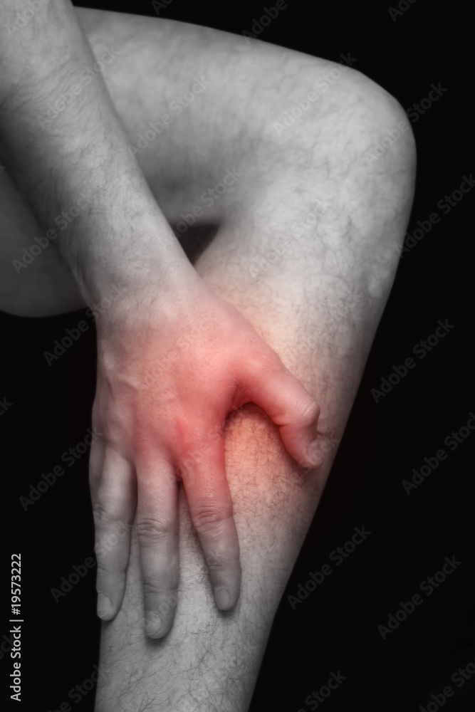 Fototapeta premium Calf pain