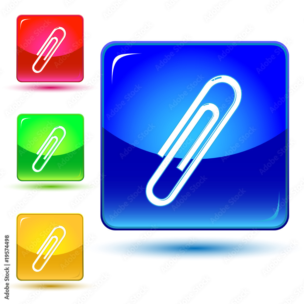 vector icon of clip vector icon of clip