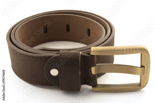 Leather belt