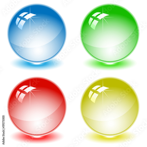 set of color balls