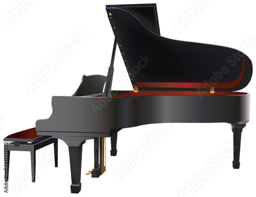 Grand Piano illustration