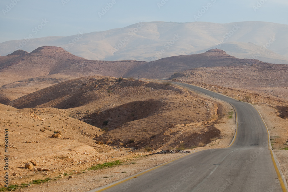 road in desert landscape road in desert landscape