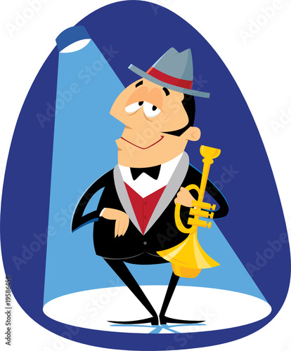 Jazz trumpeter