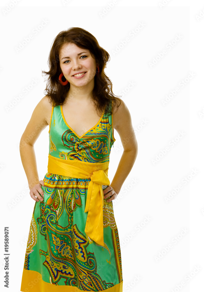 happy young woman happy young woman