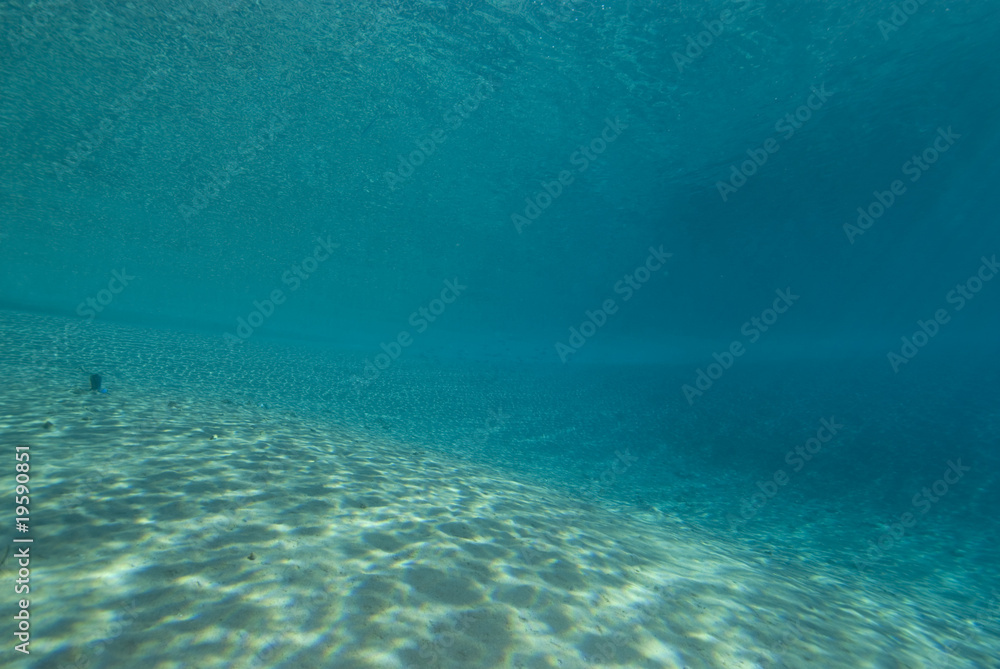 Ripples of sunlight underwater Ripples of sunlight underwater