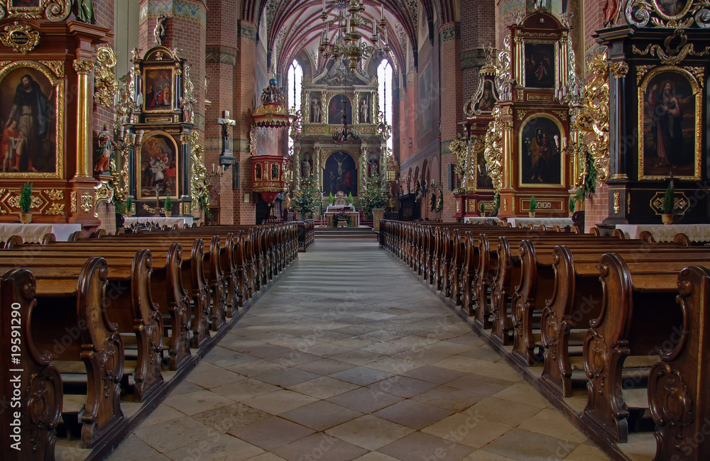 Kathedrale in Dirschau, Polen