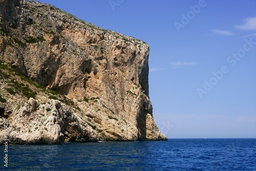 Cape Nao in Mediterranean Sea Spain on blue summer day © lunamarina